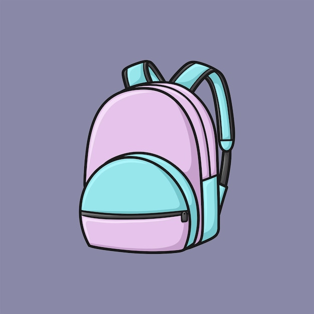 cartoon backpack