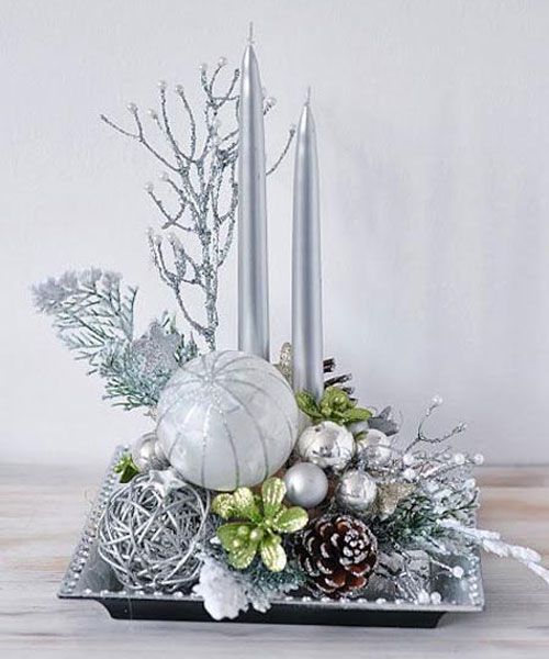 diy xmas centerpieces