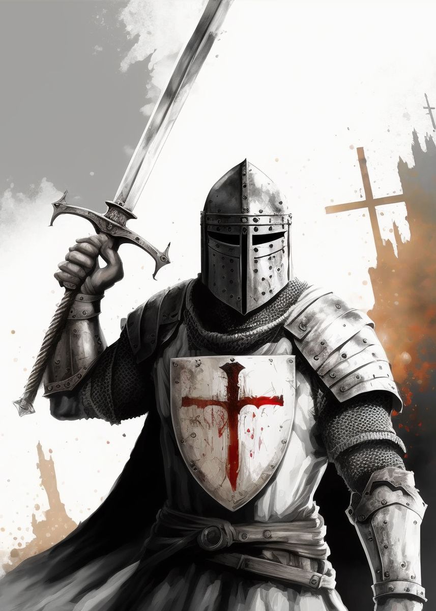 templar knight artwork