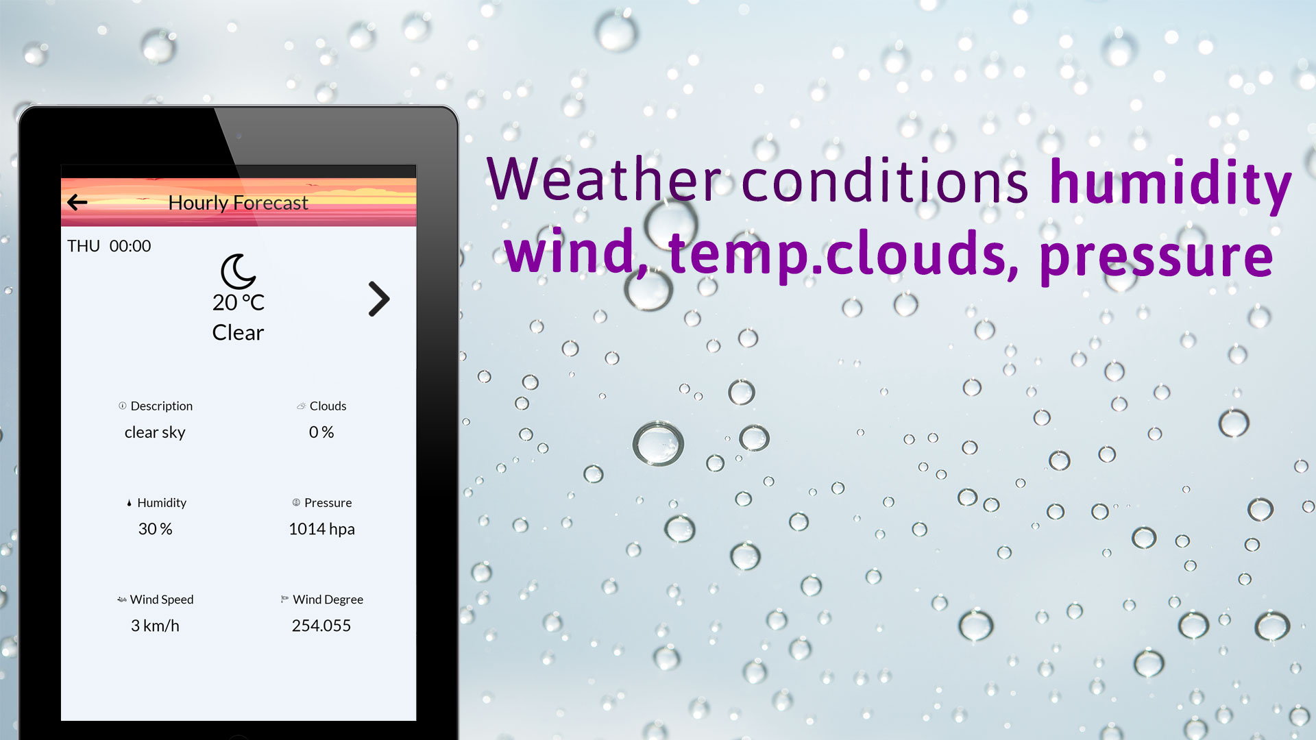 tomorrows weather hourly forecast