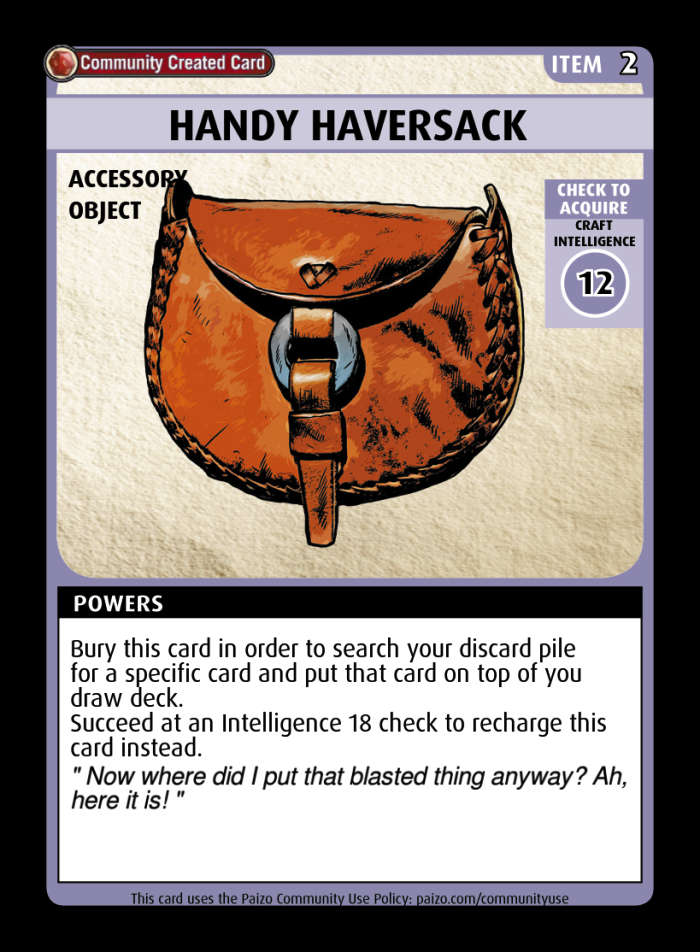 handy haversack