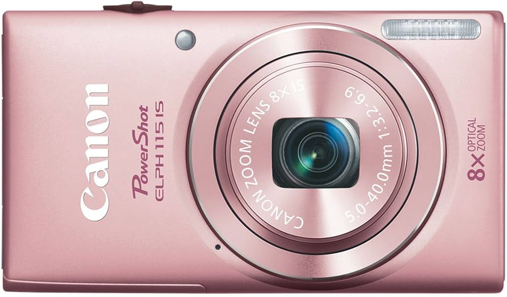 pink canon camera