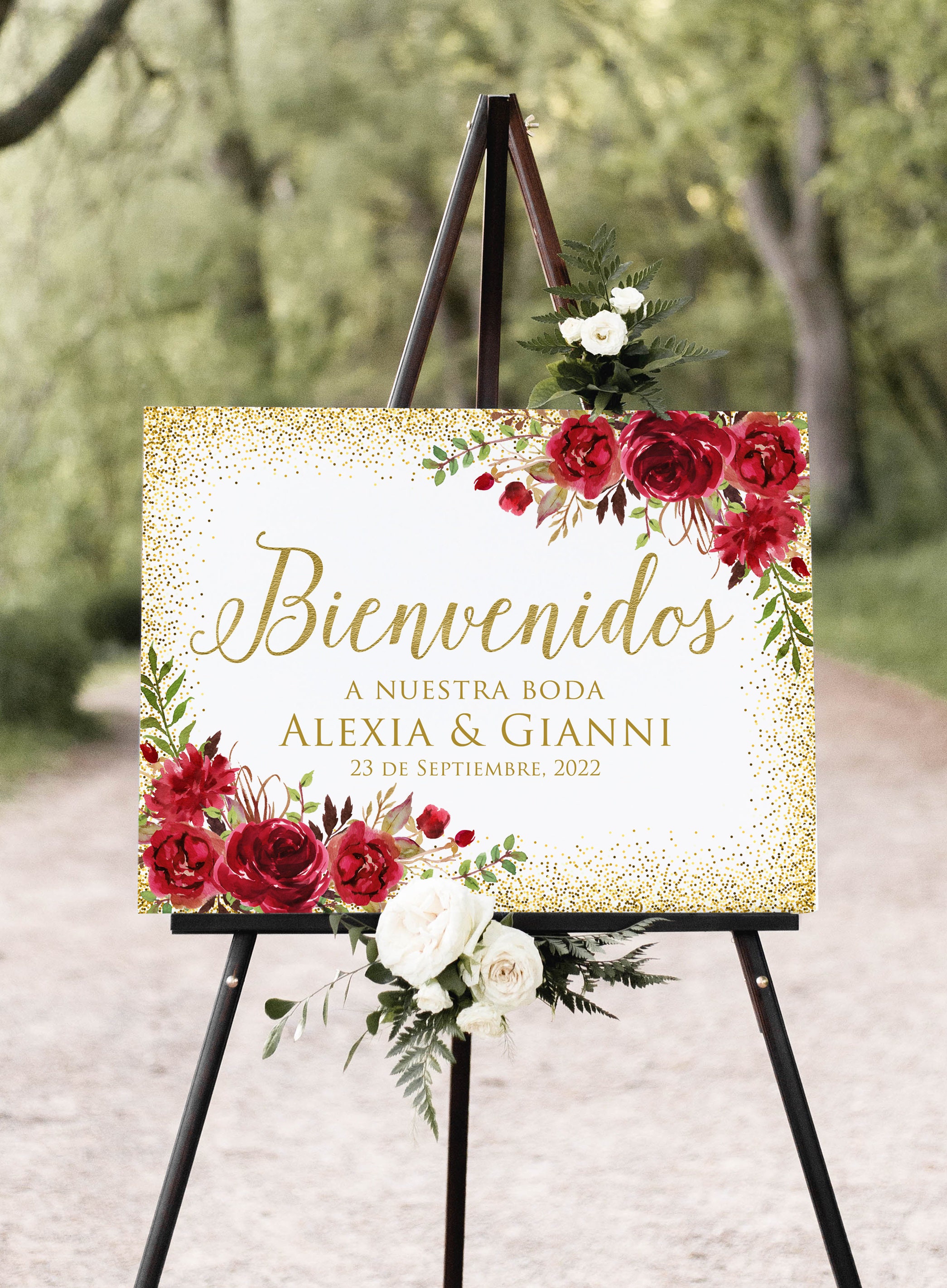 bienvenidos a nuestra boda para imprimir