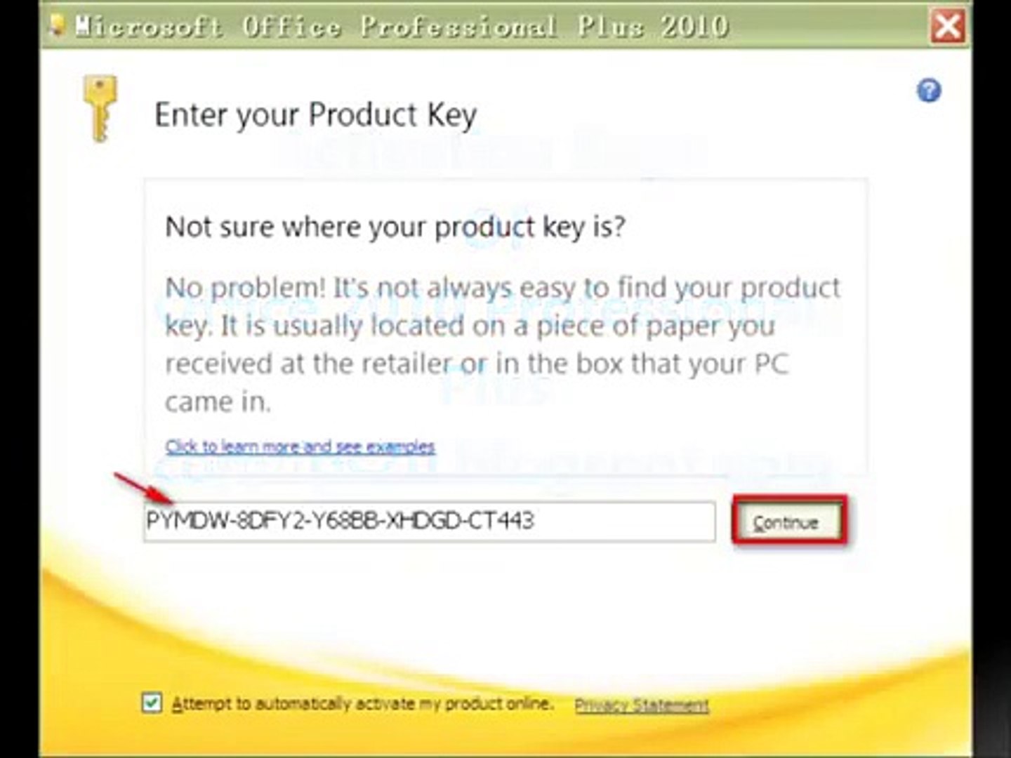 microsoft office 2010 activation key free