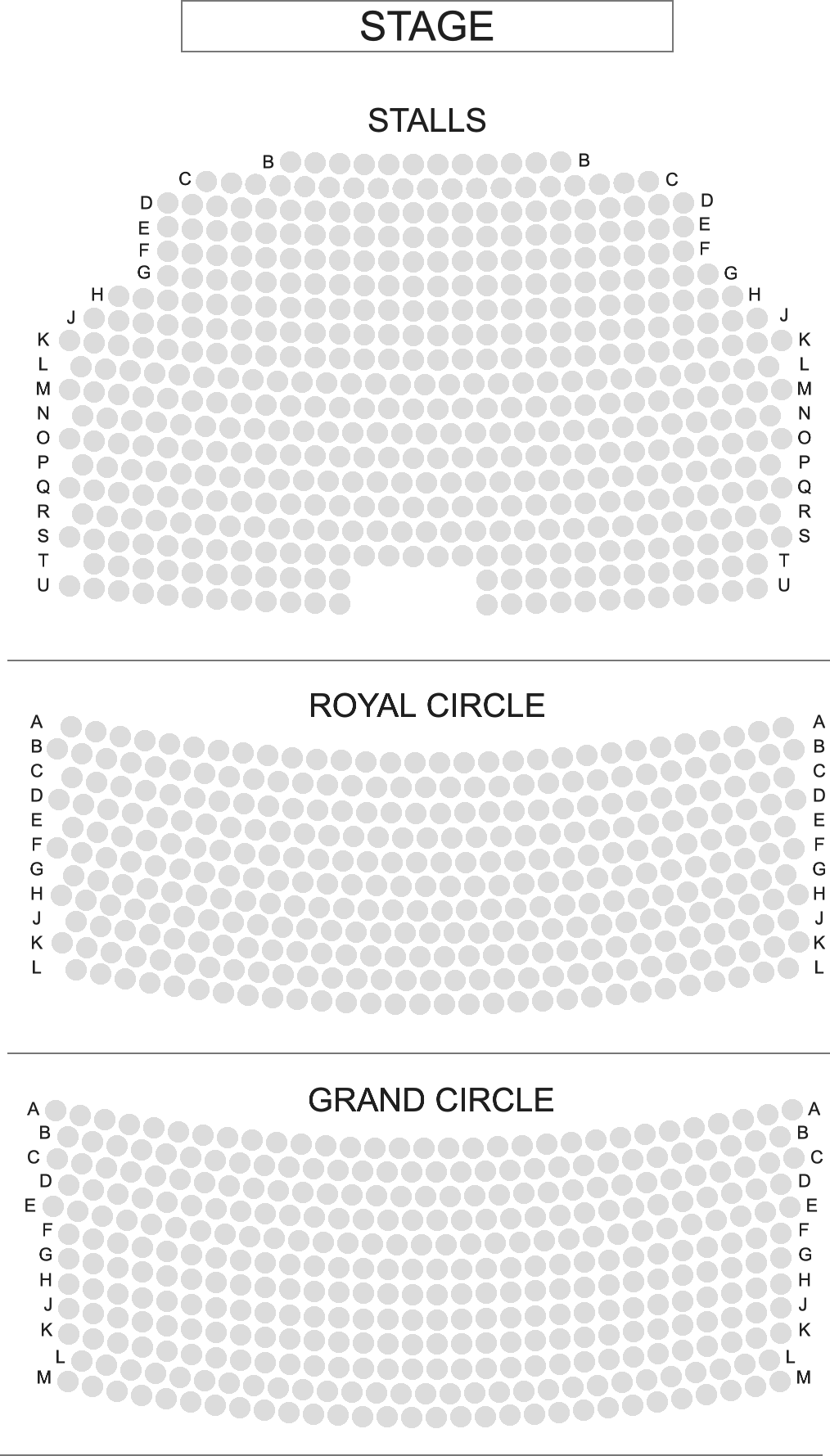 best seats at piccadilly theatre