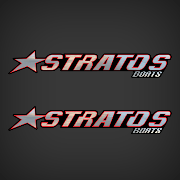 stratos boat decals