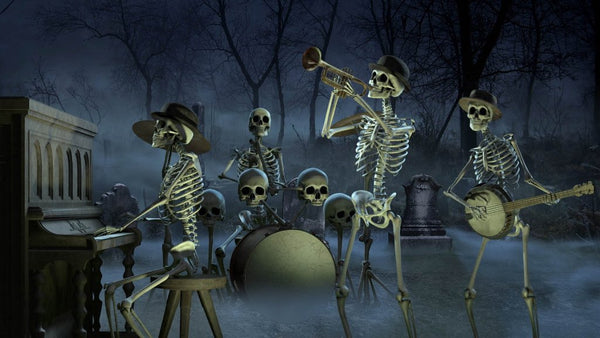 images of halloween skeletons