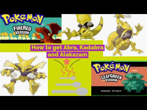 what level does abra evolve in fire red