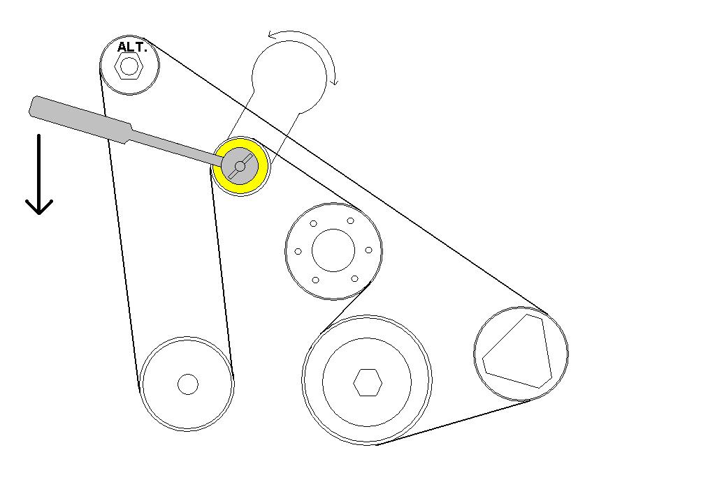 3.8 belt diagram