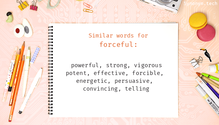 antonym of forceful