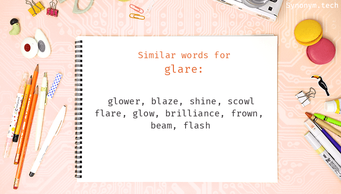 glare synonym