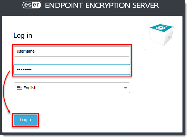 how to change eset language