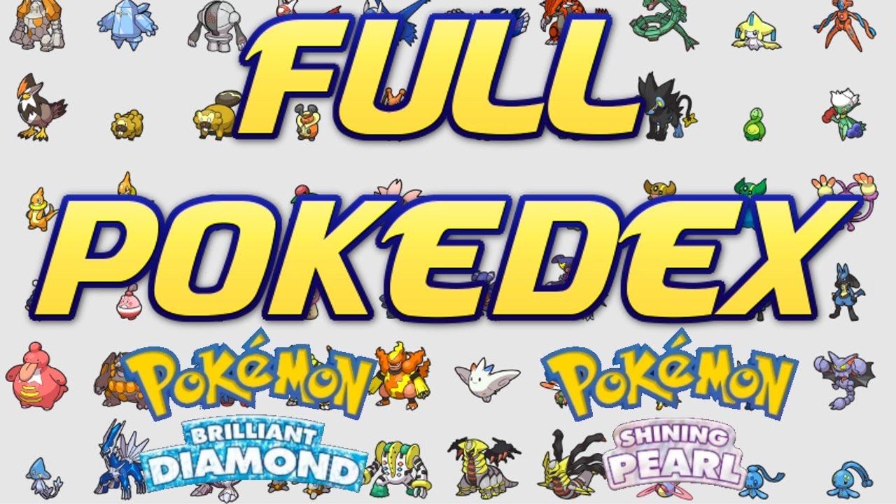 brilliant diamond pokedex