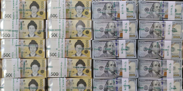 dollars to korean won