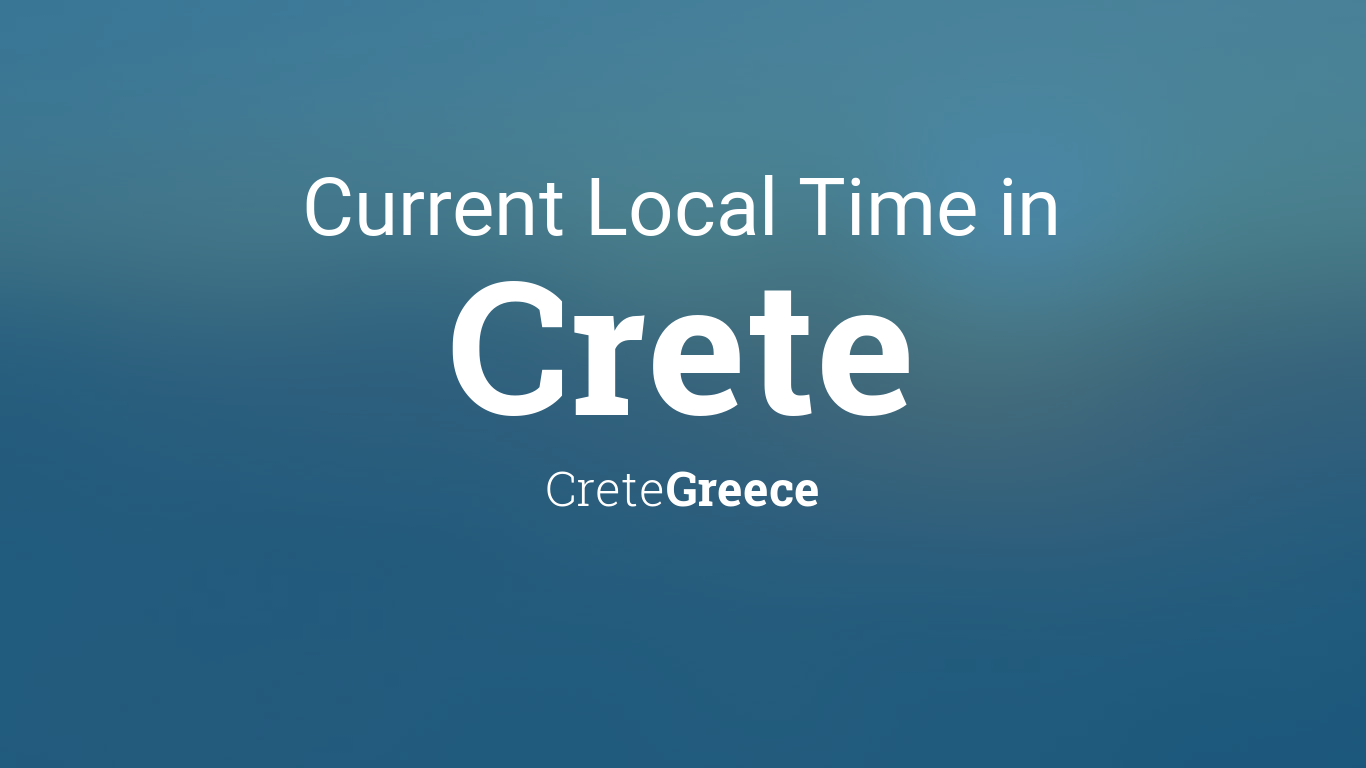 crete greece time zone