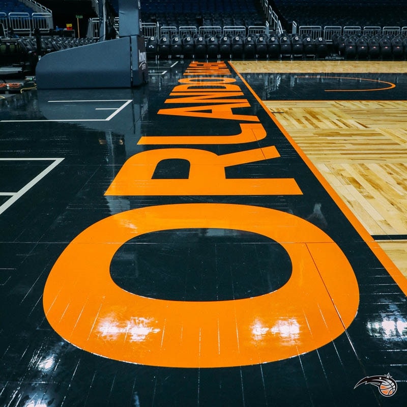 orlando magic orange court