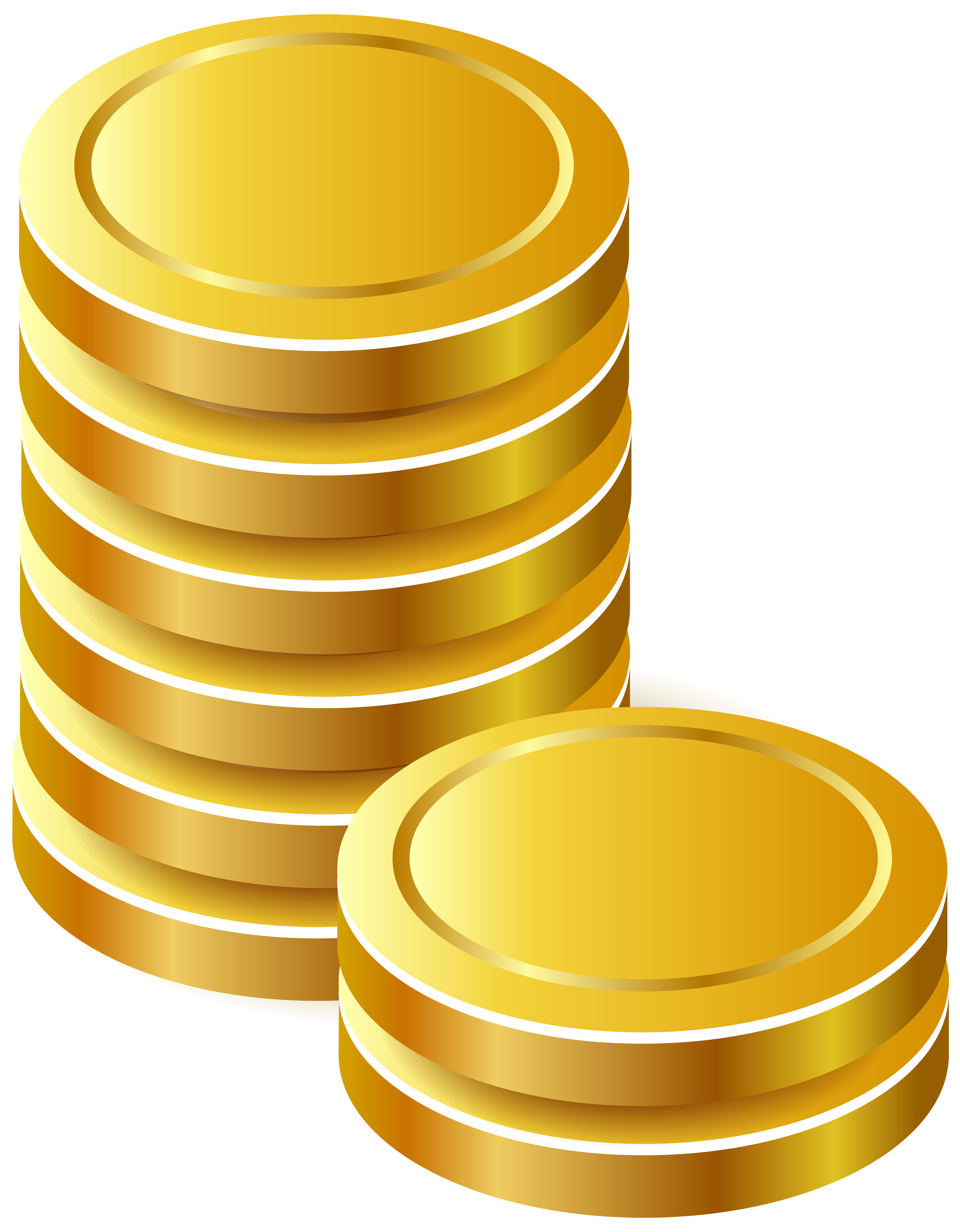 gold coin clipart transparent background