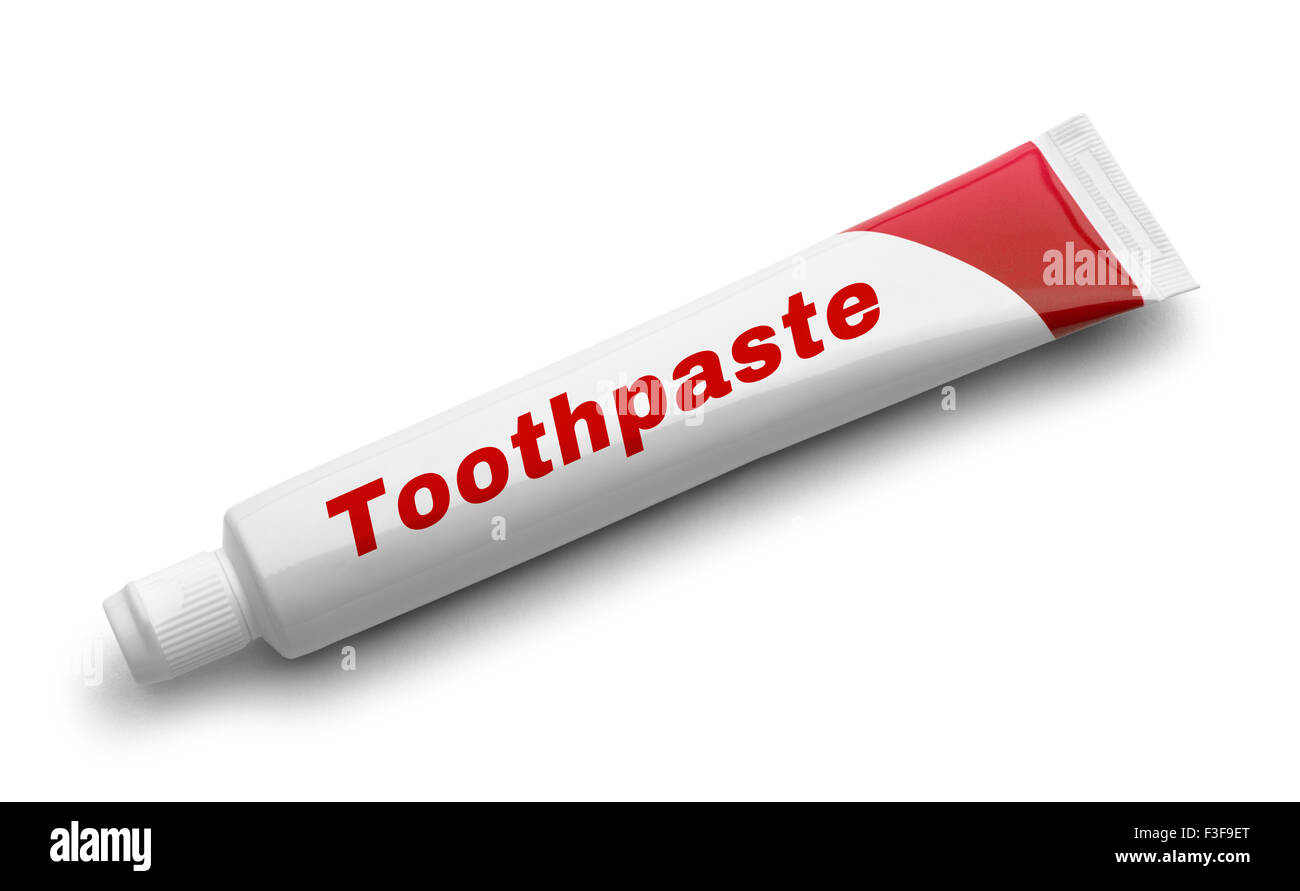 red tube toothpaste