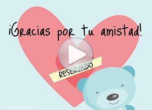 tarjetas amistad gratis para enviar