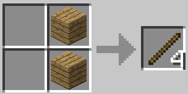 how to find a stick in minecraft