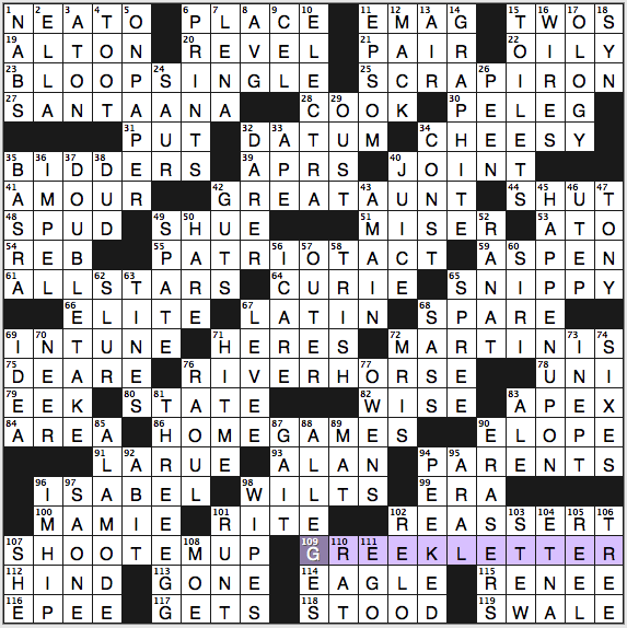 crossword frat letter