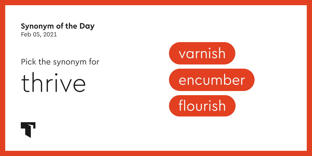 synonym for flourishment