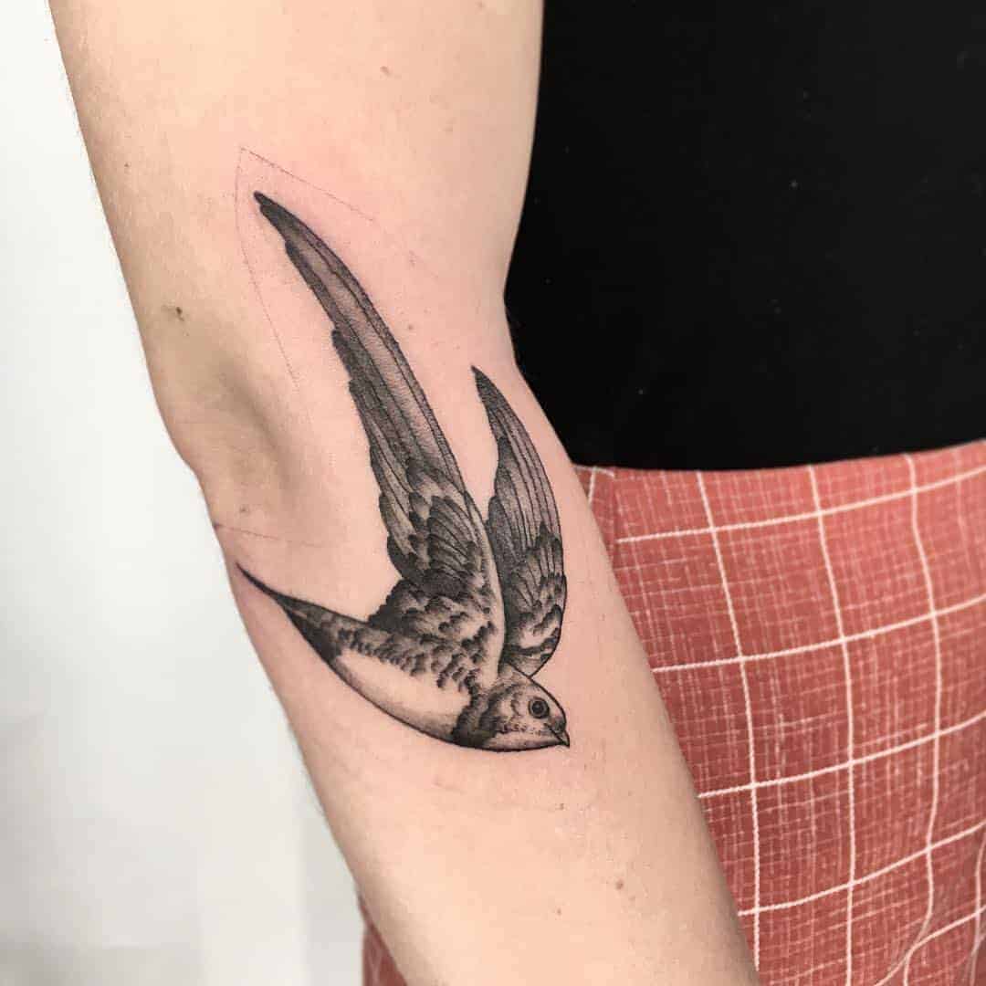 flying birds tattoo meaning