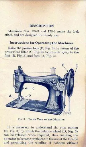 singer sewing machine instructions