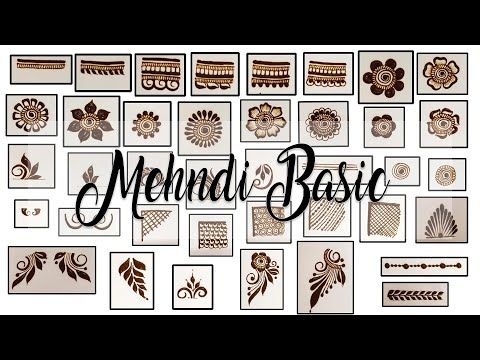 mehndi basic designs beginners