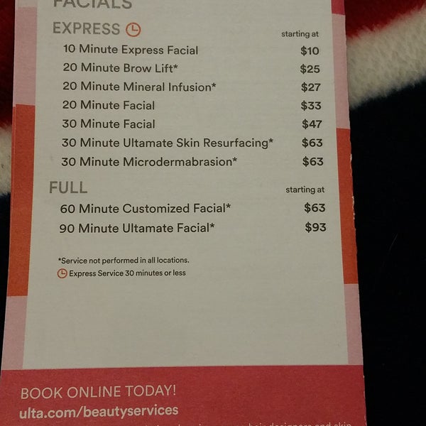 ulta hair salon prices