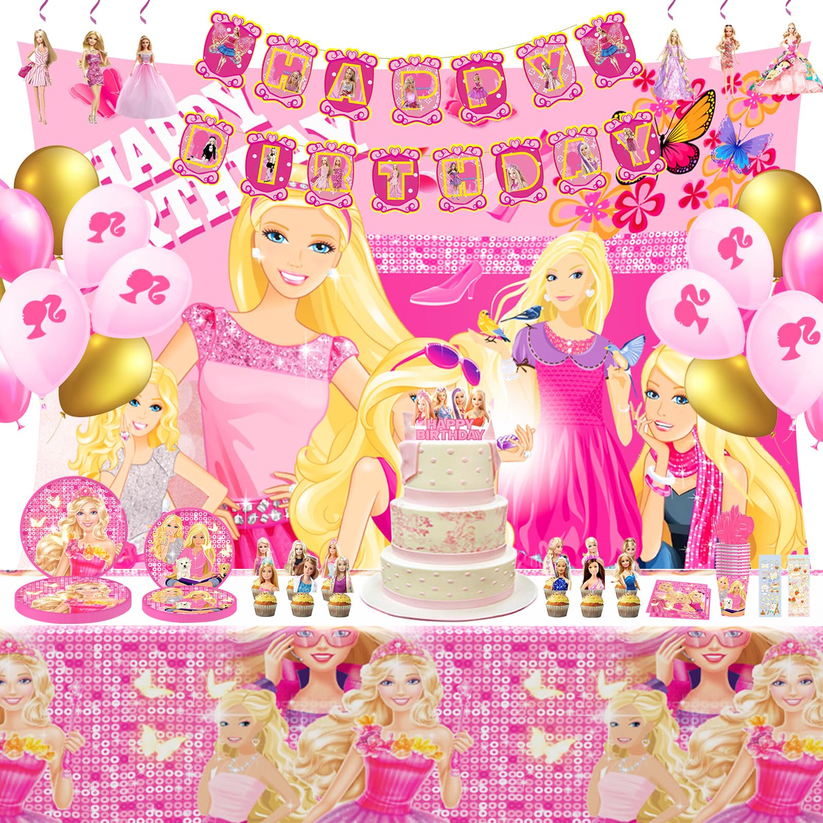 barbie birthday party supplies