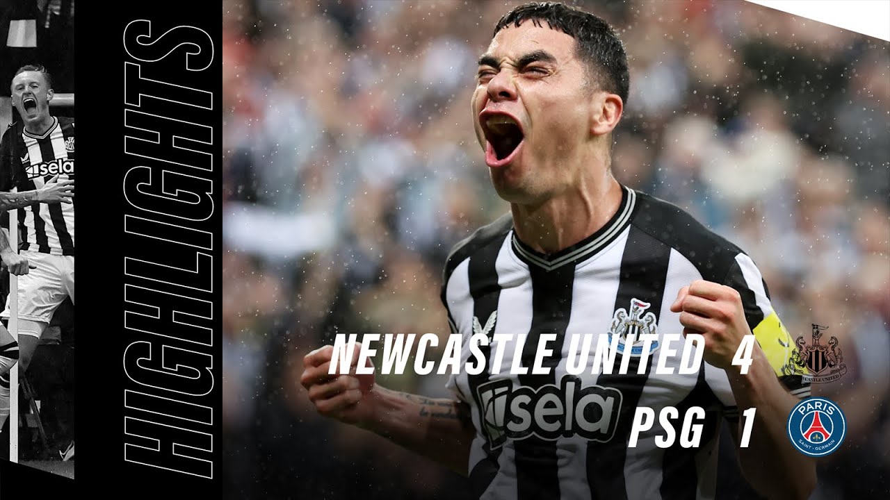 newcastle vs psg highlights