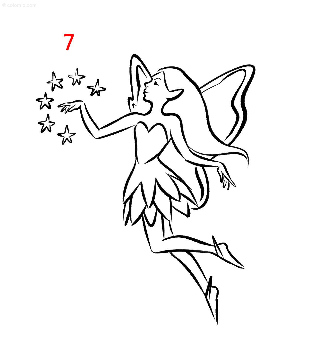 easy draw fairy