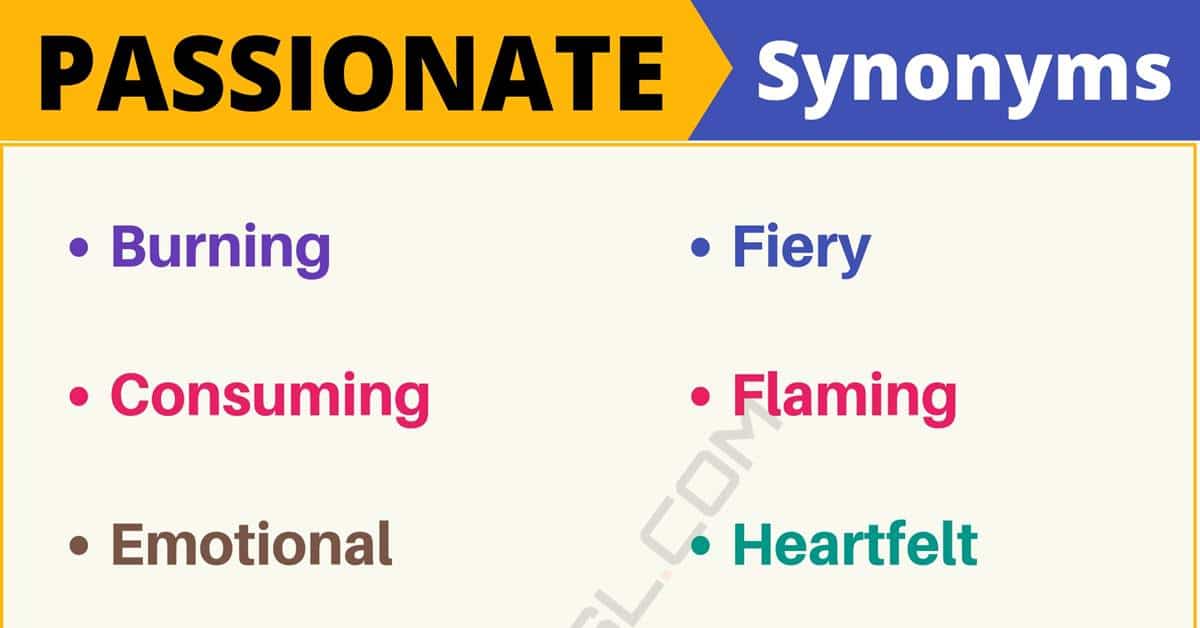 passionate synonym