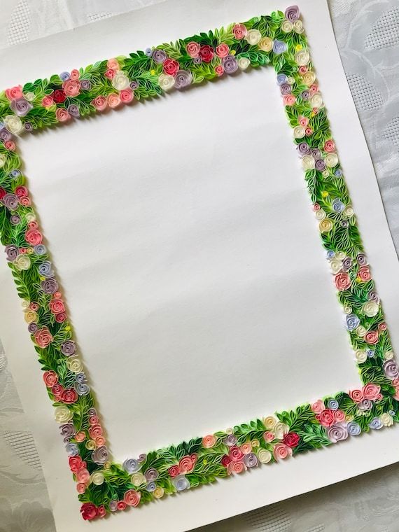 photo frame border design handmade