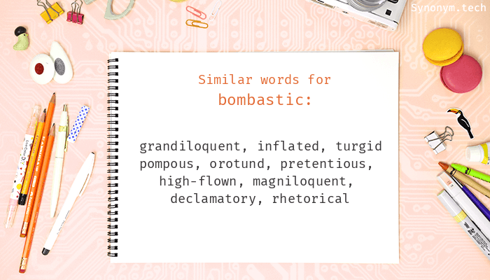 bombastic synonym