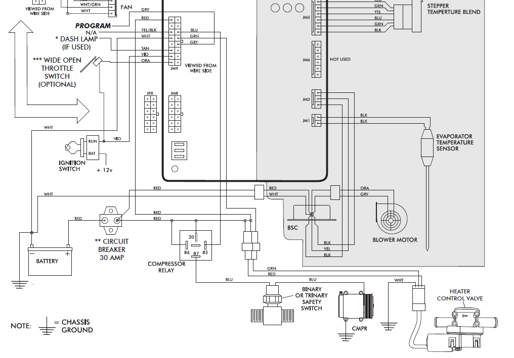 vintage air wiring schematic