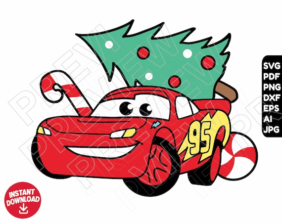 rayo mcqueen navidad