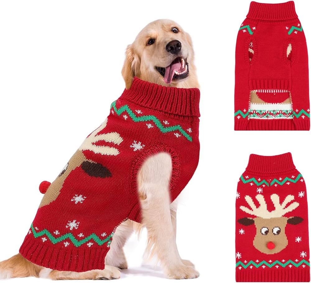 christmas large dog outfits