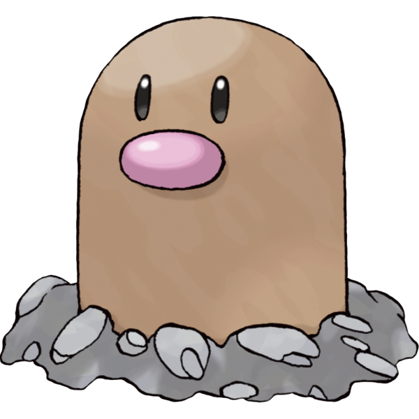 diglett side view