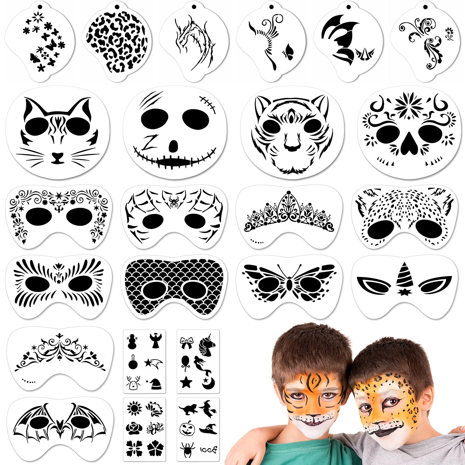 face paint stencils