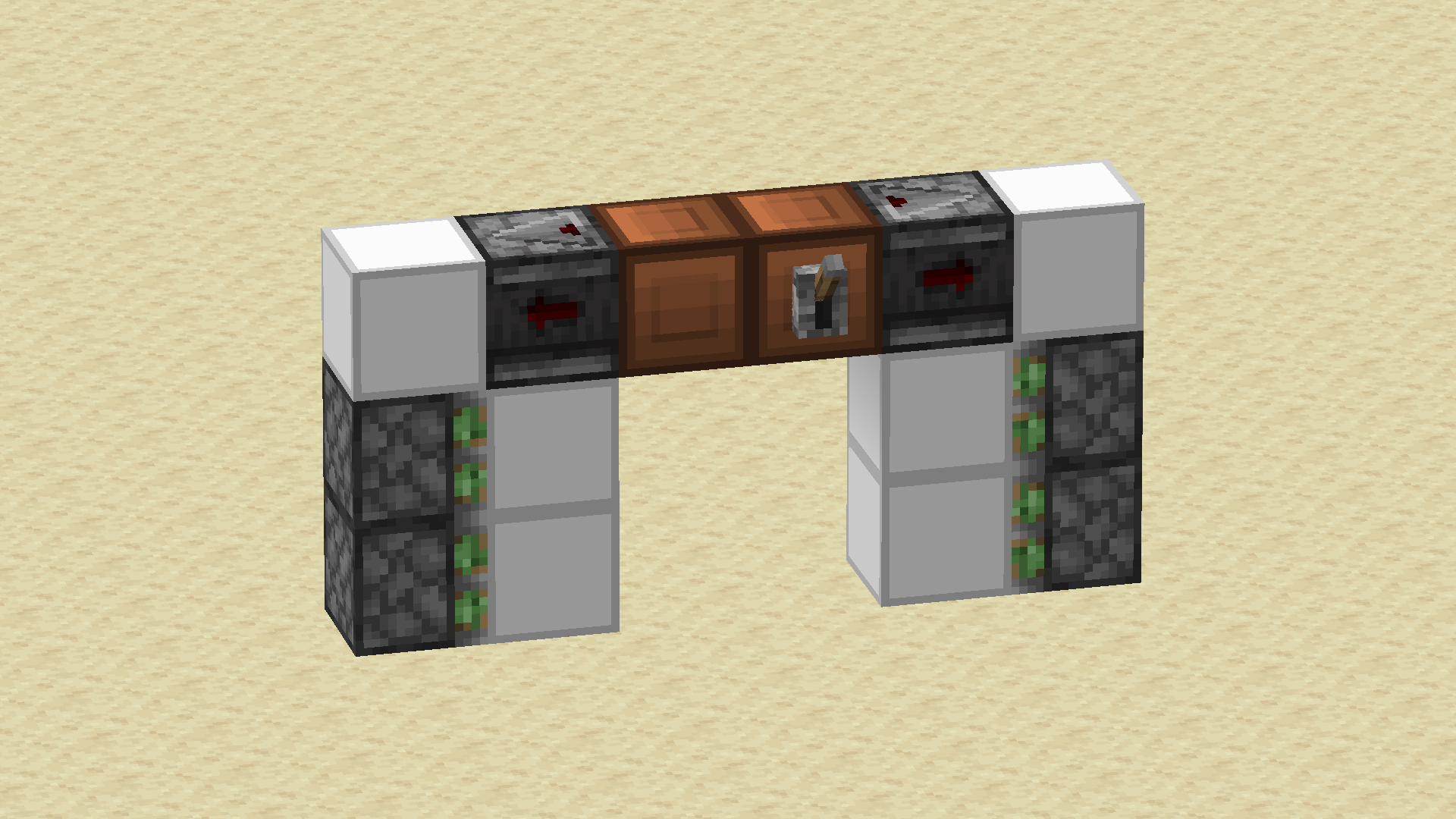 2x2 piston door