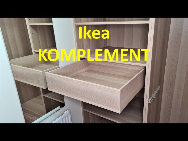 how to install komplement drawers