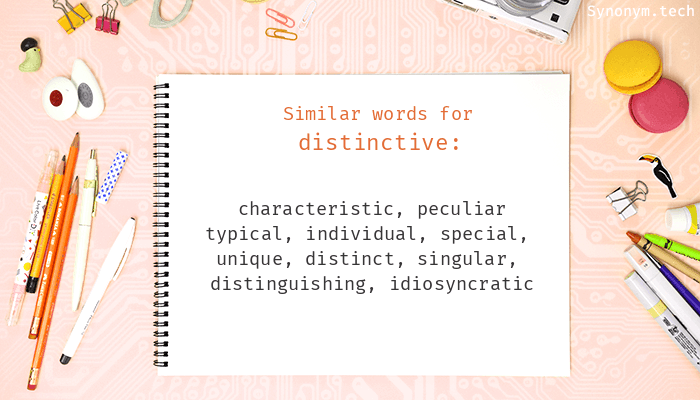 distinctive antonym