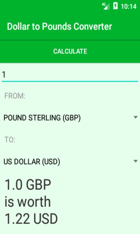 dollar to pound converter