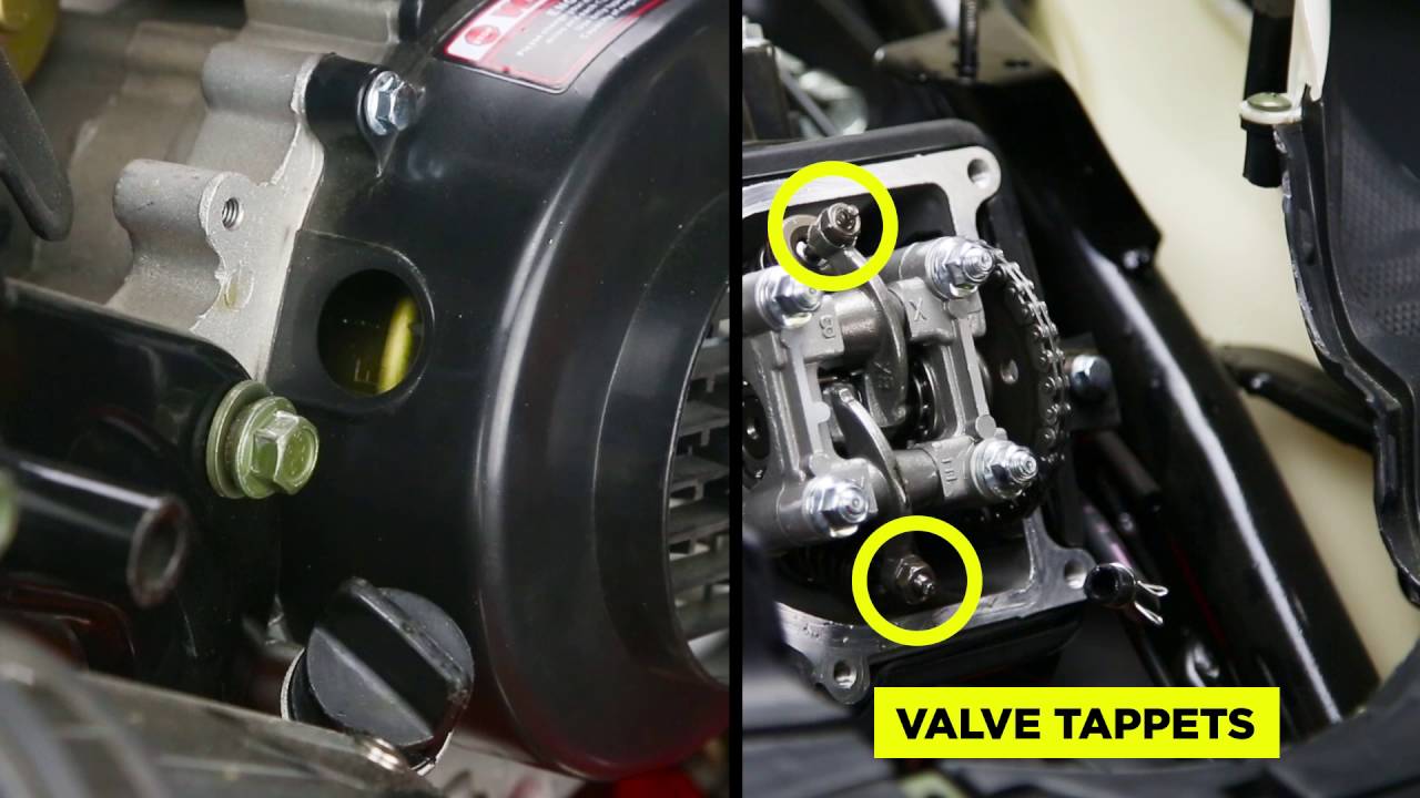 valve adjustment 50cc scooter