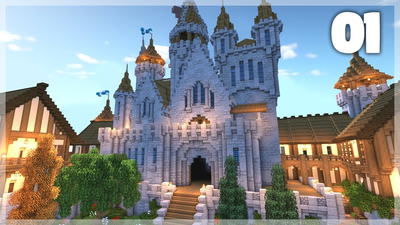 how to build a castle in minecraft