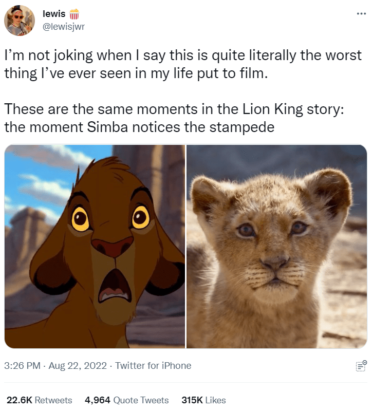 lion king live action meme