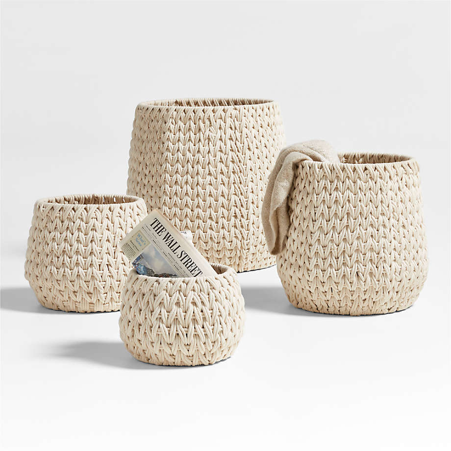 crate and barrel baskets