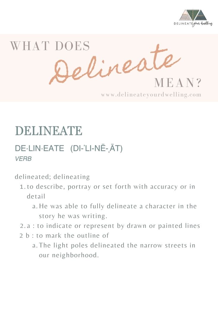 delineated meaning